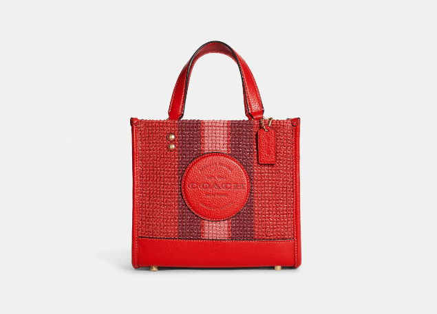 Coach Dempsey Tote 22 With Coach Patch