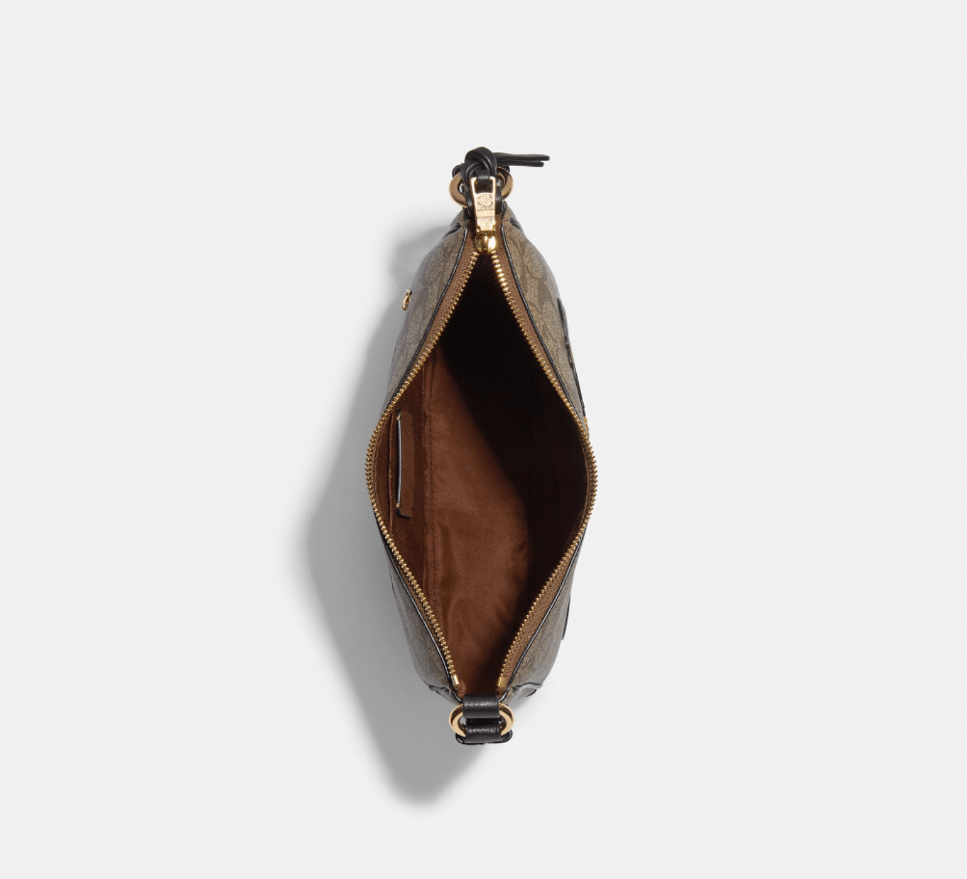 Coach Ellie File Bag In Signature Canvas With Disco Patches