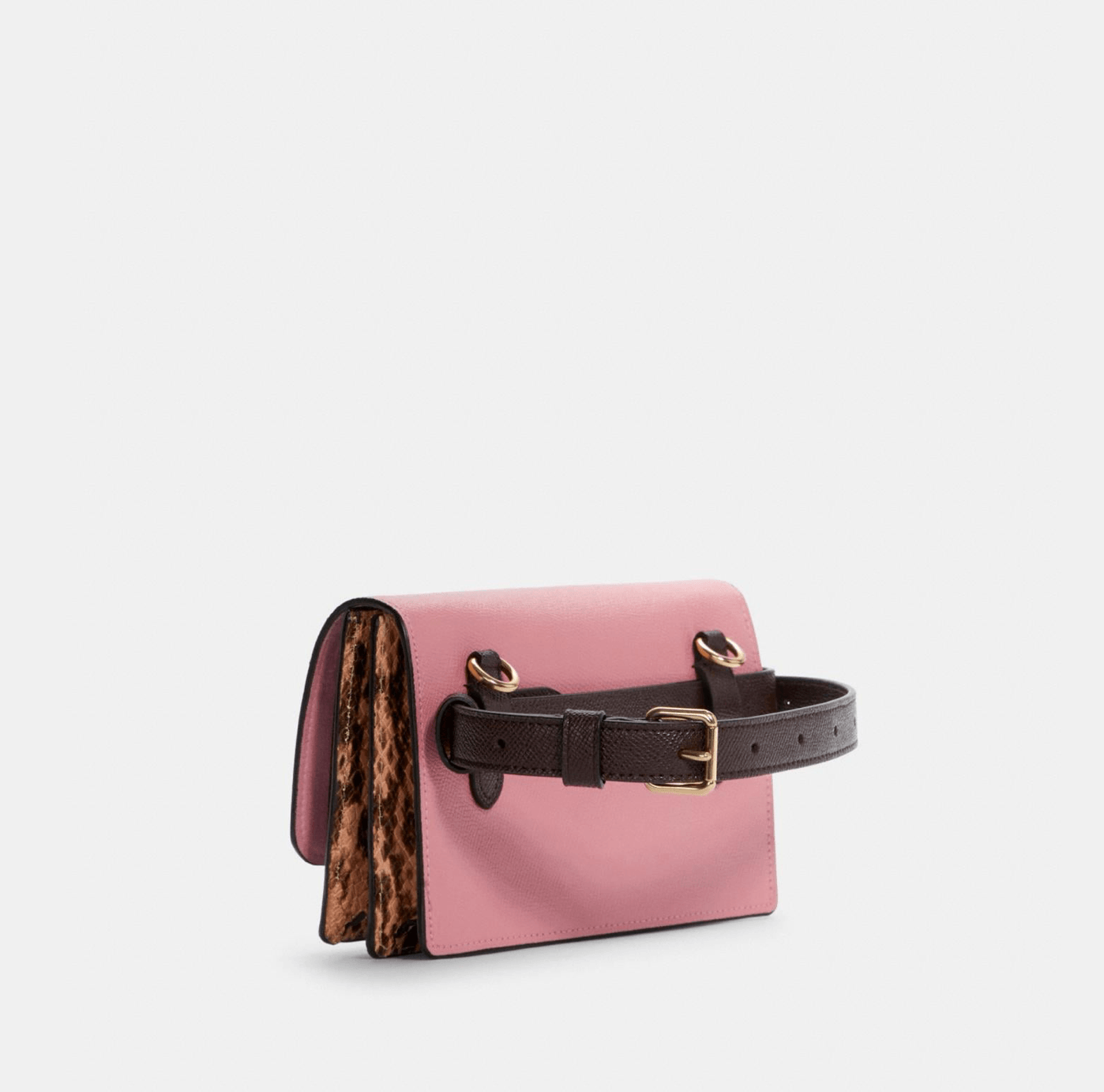 Coach Foldover Belt Bag In Signature Canvas