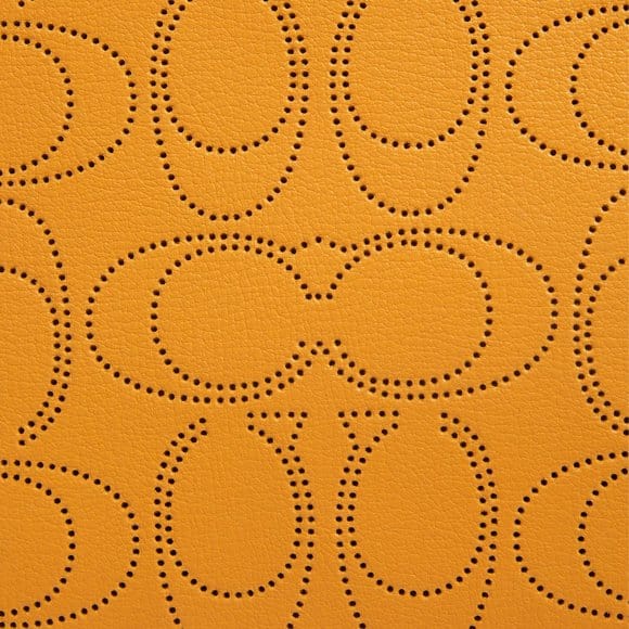 Coach Gallery Tote Signature Perforated Leather