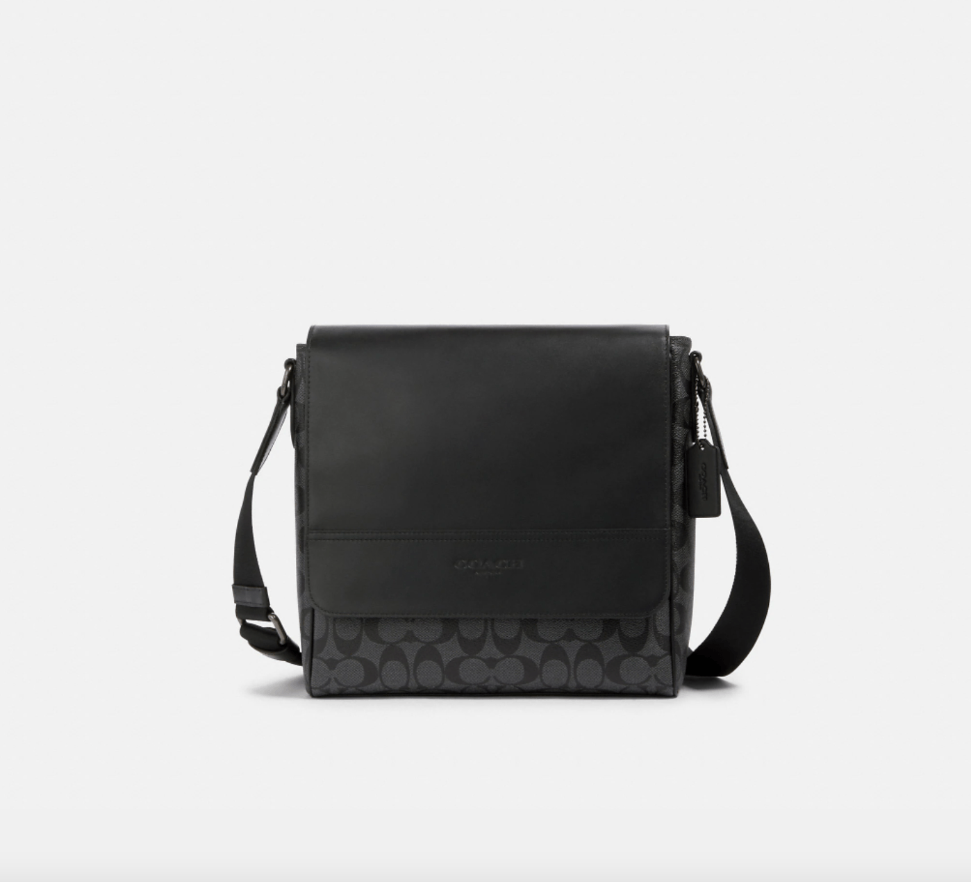 Coach Houston Map Bag In Signature Canvas