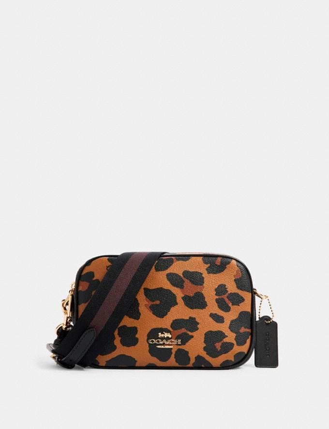 Coach Jes Crossbody 20 With Leopard Print