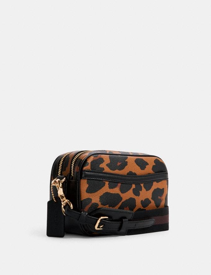 Coach Jes Crossbody 20 With Leopard Print