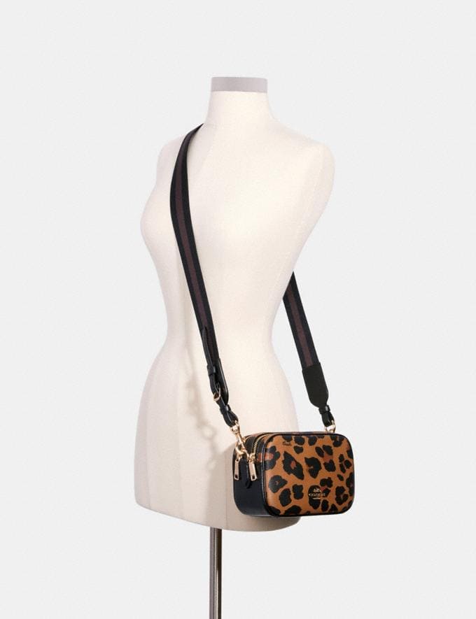 Coach Jes Crossbody 20 With Leopard Print
