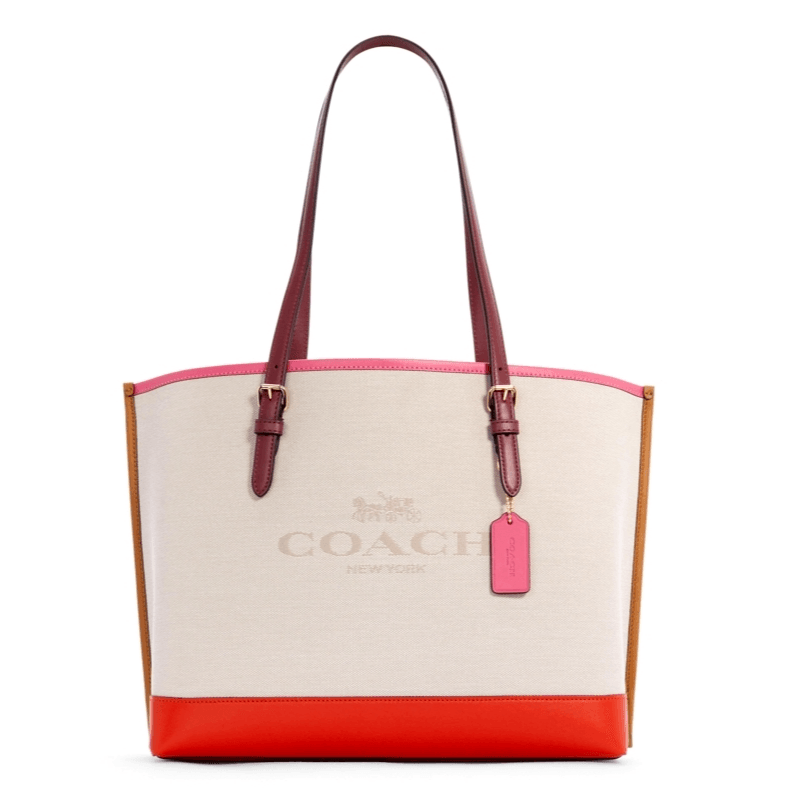 Coach Mollie Tote In Colorblock
