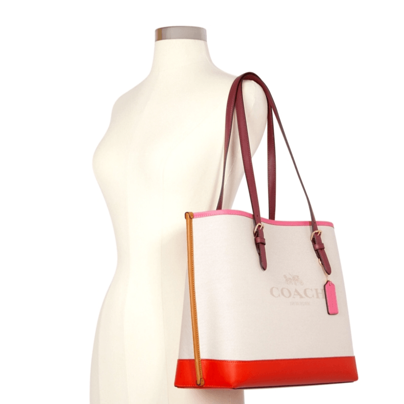 Coach Mollie Tote In Colorblock