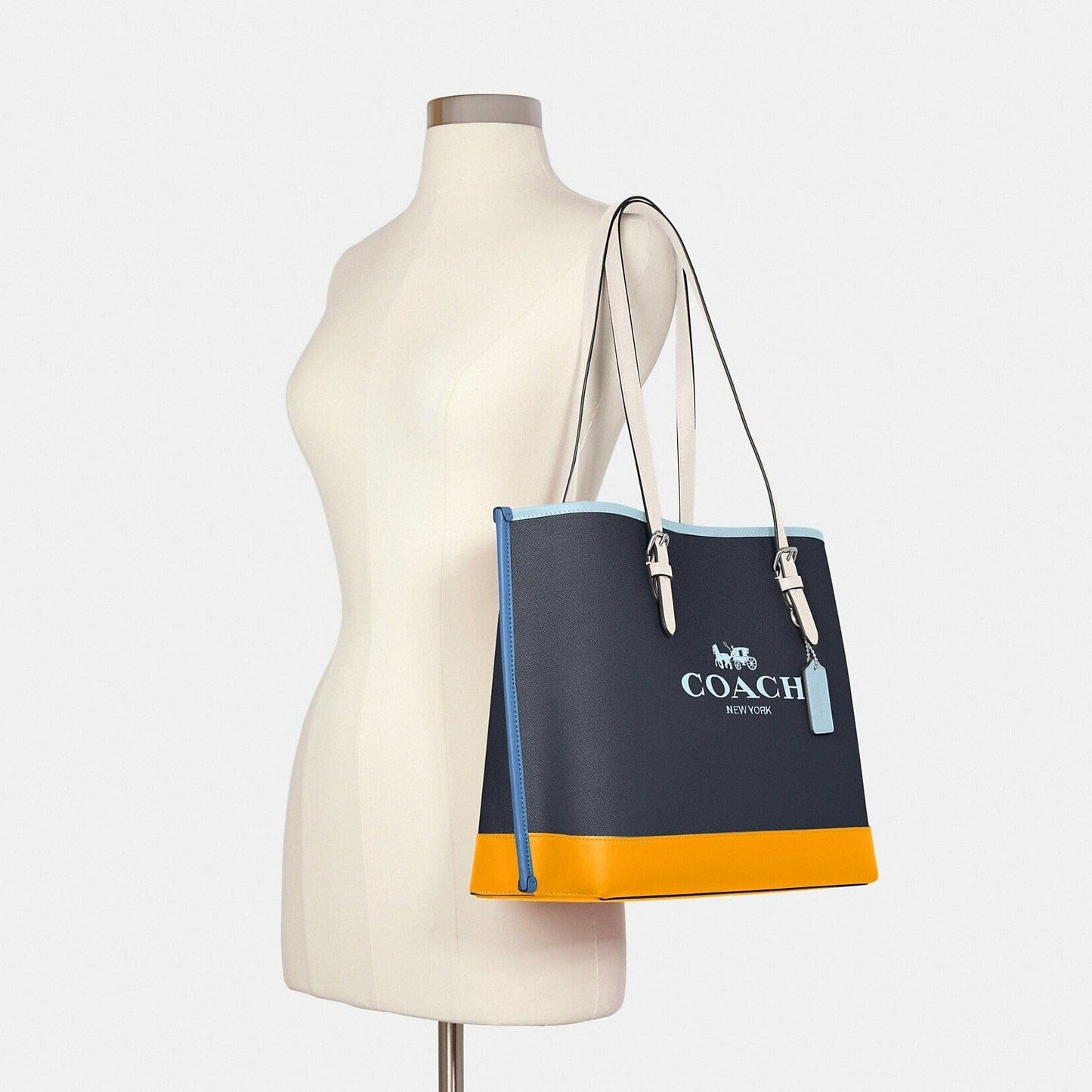 Coach Mollie Tote In Colorblock