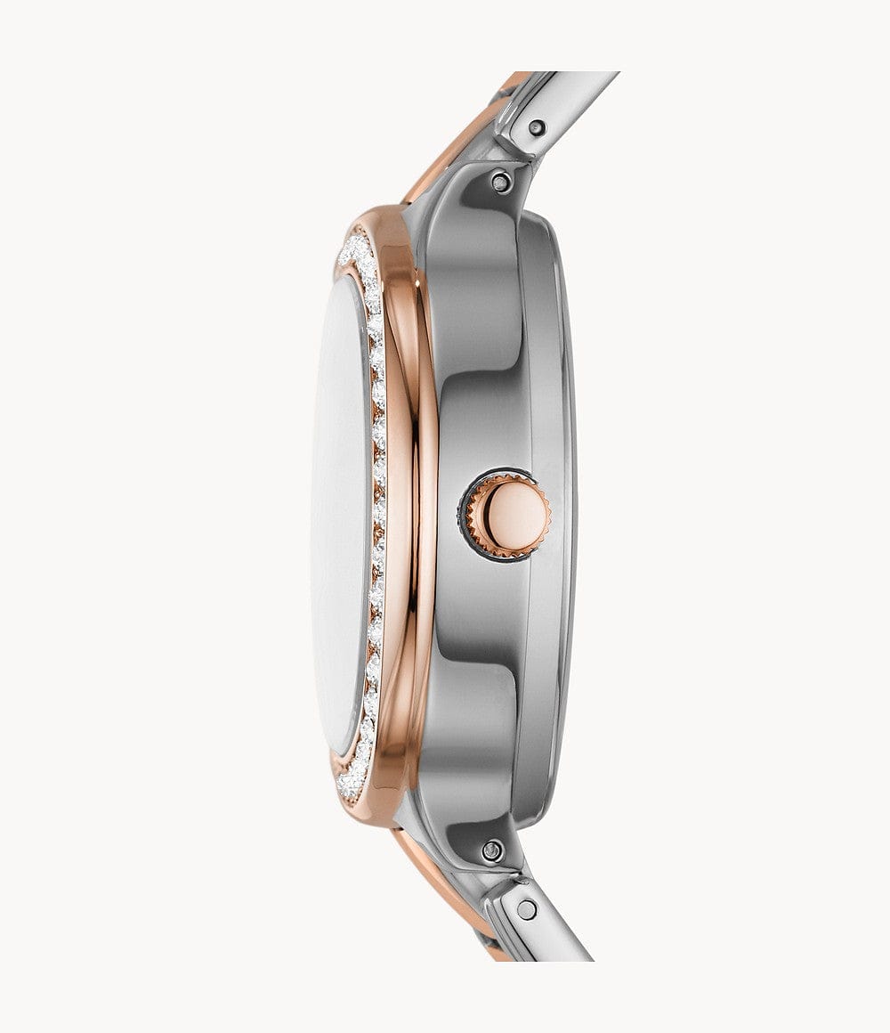 Fossil Weslee Automatic Two-Tone Stainless Steel Watch