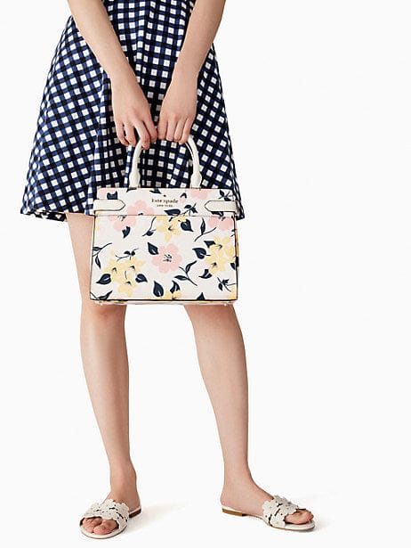 Kate Spade Staci Lily Blooms Medium Satchel
