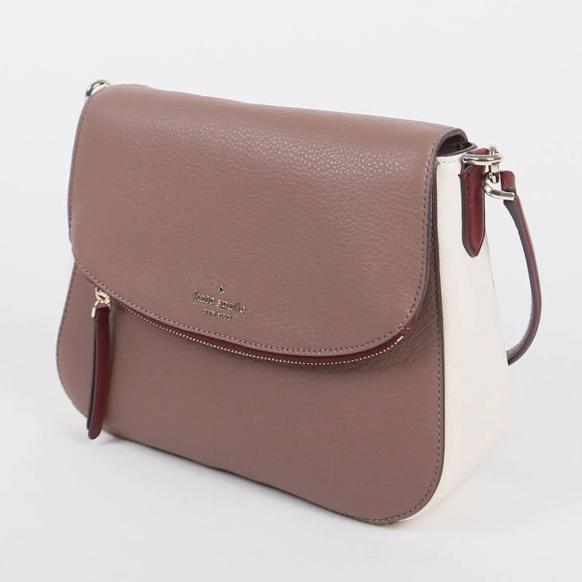 Kate Spade Jackson Neutral/Multi Medium Flap Shoulder Bag