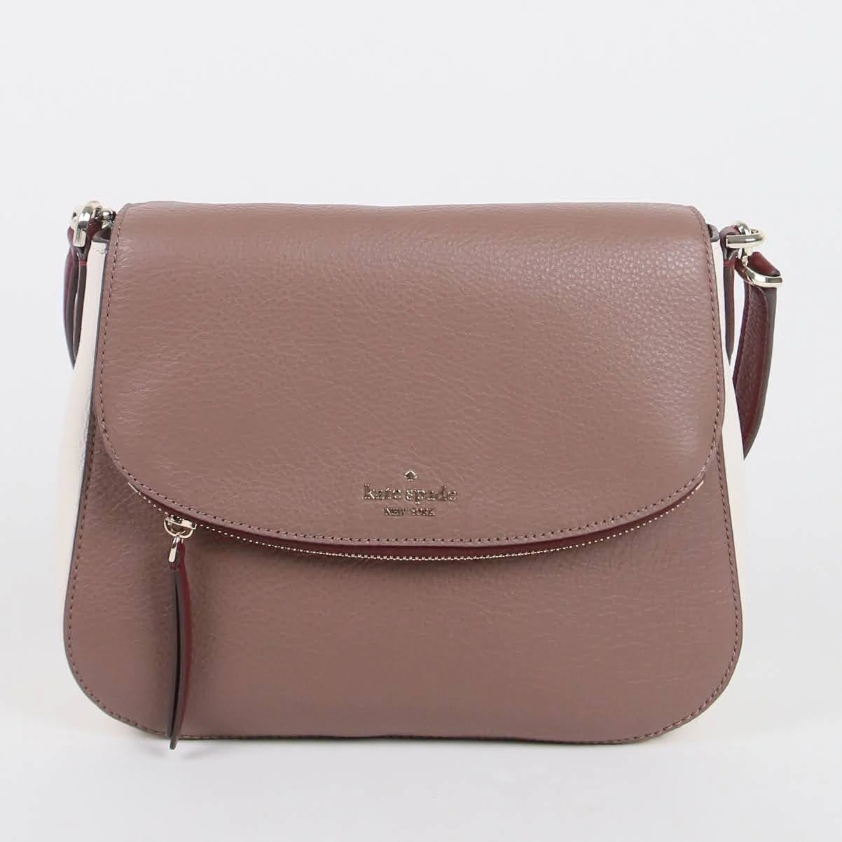 Kate Spade Jackson Neutral/Multi Medium Flap Shoulder Bag