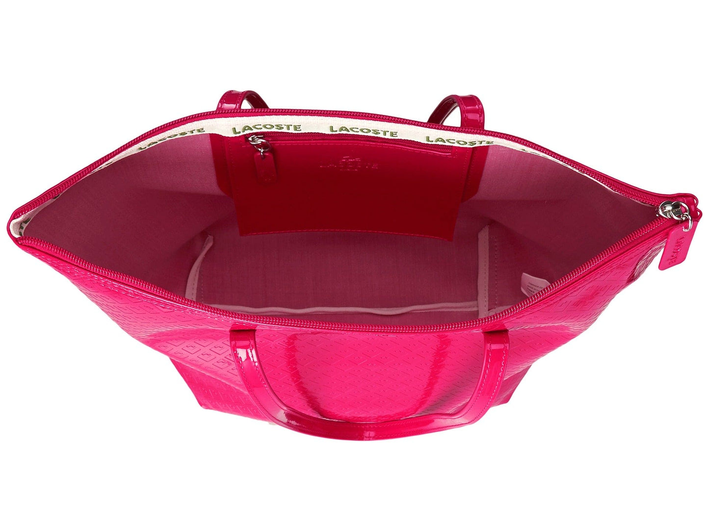 Lacoste M1 Vertical Tote Bag PVC Cerisse
