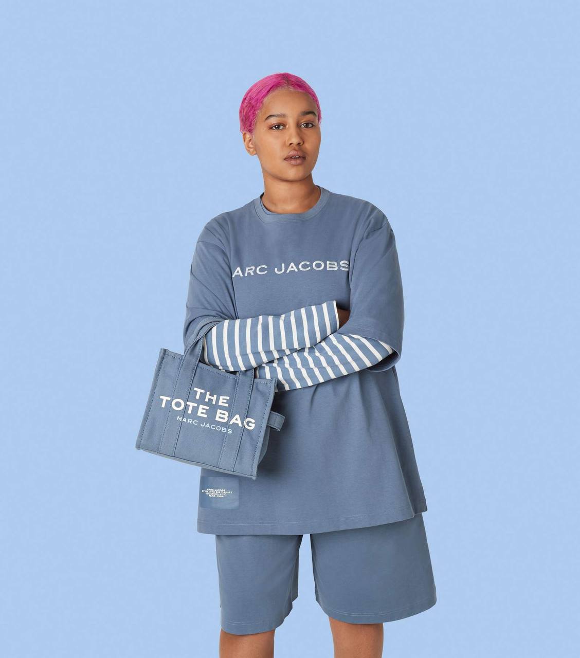 Marc Jacobs The Mini Tote Bag - Blue Shadow
