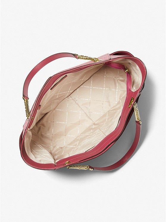 Michael Kors Jet Set Large Logo Shoulder Bag (Berry Multi)