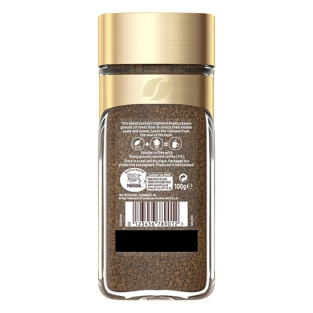 NESCAFÉ Gold Blend Instant Coffee 100g Glass Jar