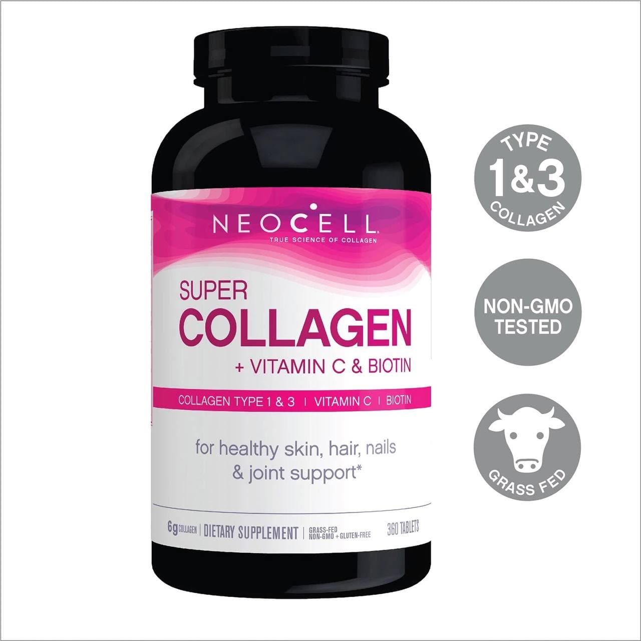 Neocell Super Collagen C + Biotin 360 Tablets
