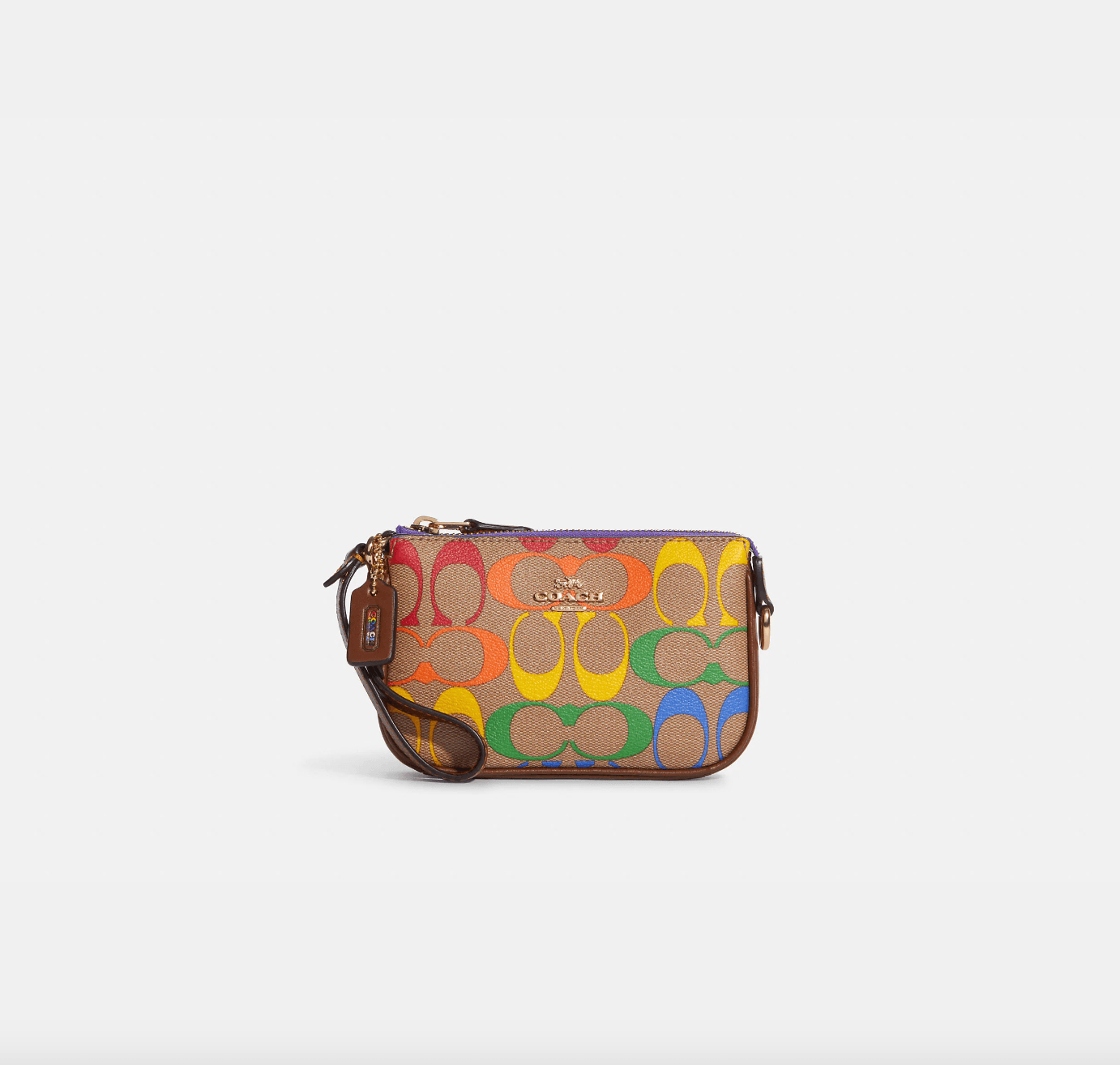 Coach Nolita 15 In Rainbow Signature Canvas