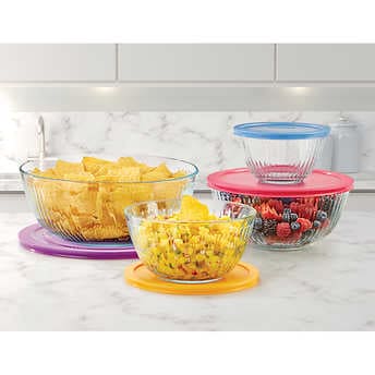 Pyrex Mixing Bowl Set, 8-piece