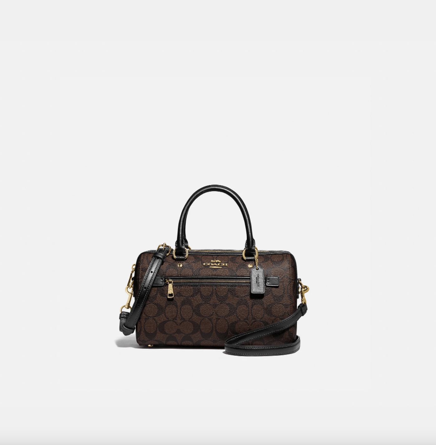 Coach Rowan Satchel In Signature Canvas