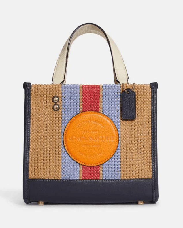 Coach Dempsey Tote 22 With Coach Patch