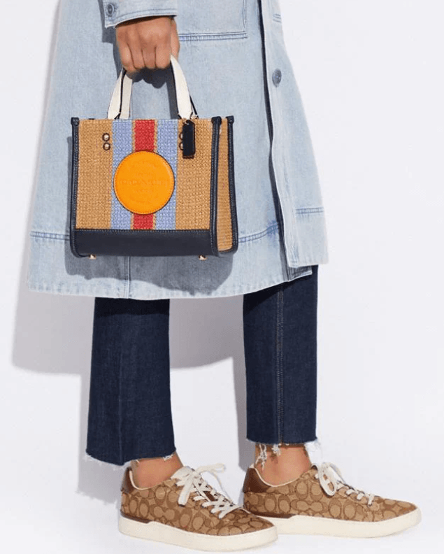Coach Dempsey Tote 22 With Coach Patch
