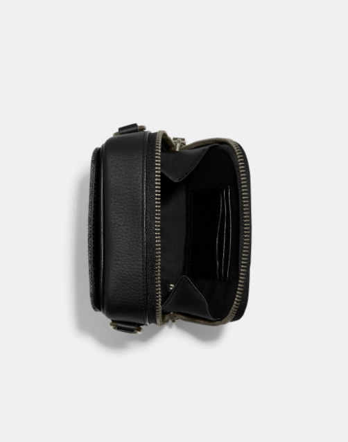 Coach Stanton Crossbody In Signature Jacquard With Ski Patches