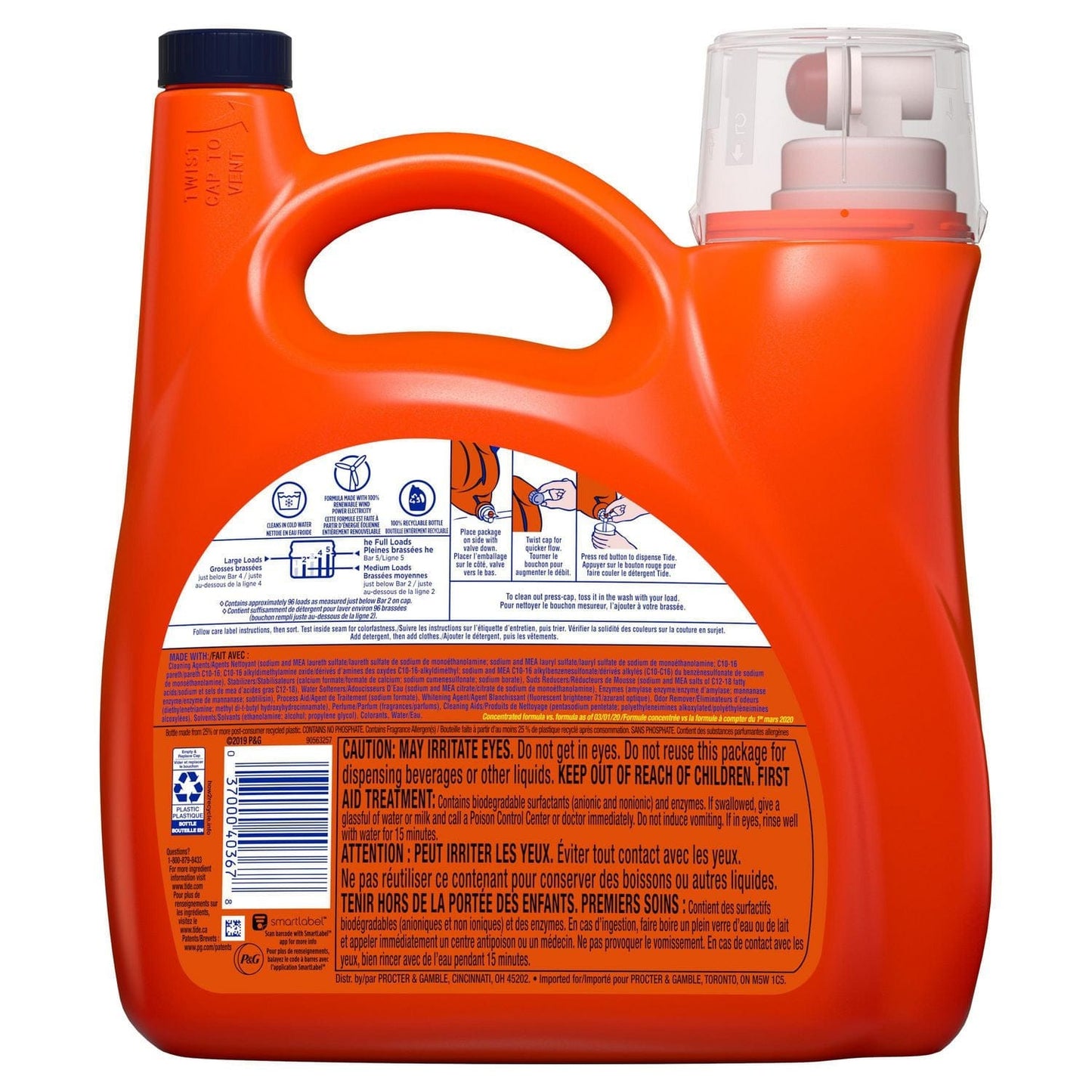 Tide Original Liquid Detergent - 4.08L