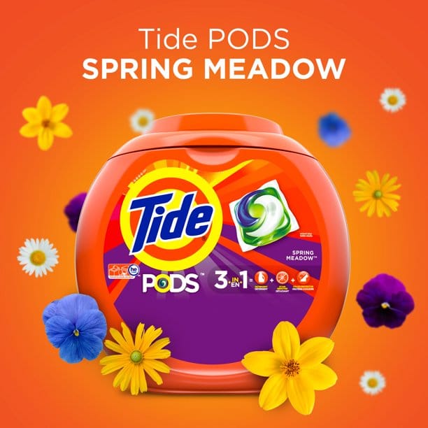 Tide Pods 3-in-1 Sping Meadow 96 Pods