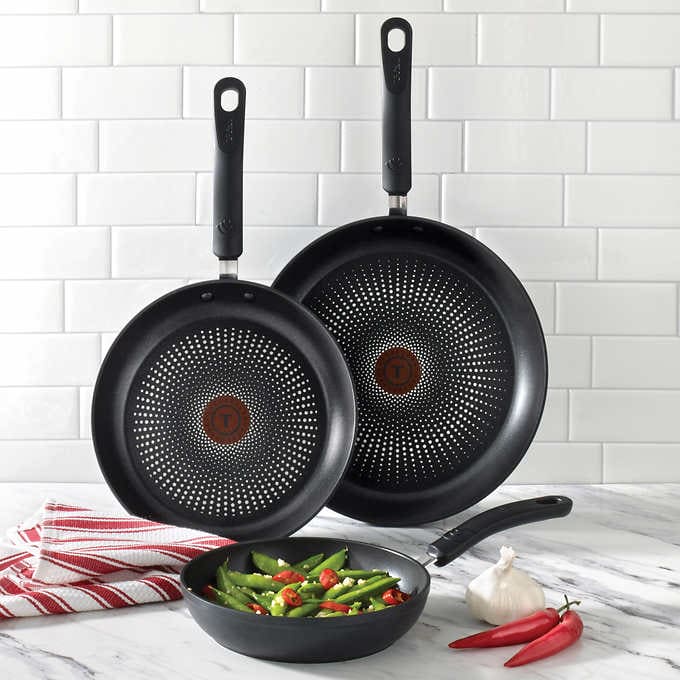 T-Fal 3-piece Fry Pan Set