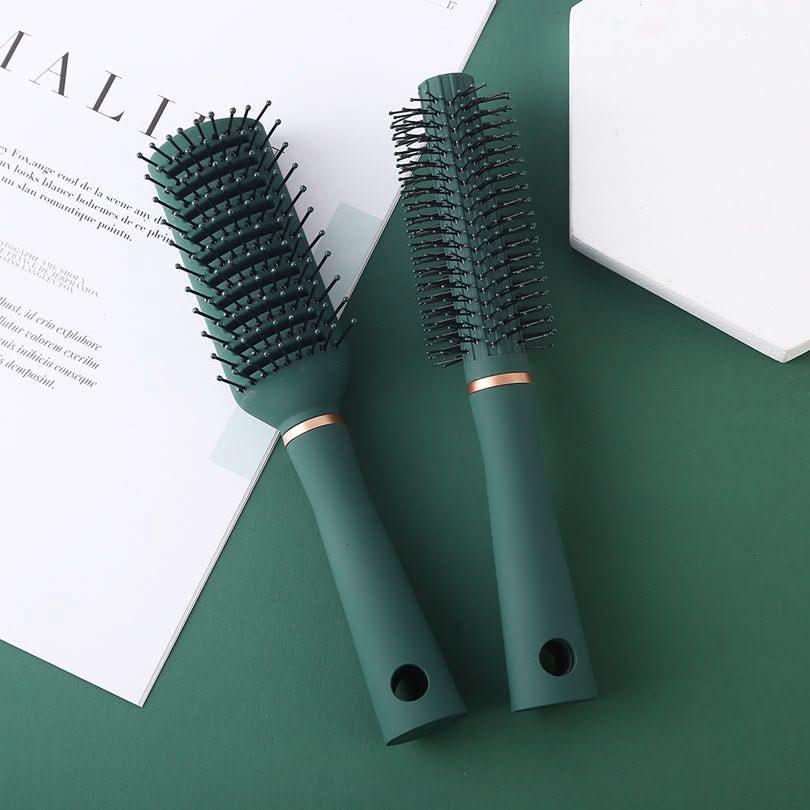 Shunfa Air Cushion Leather Hair Comb - Styling & Massage for Curly Hair - MERRIAHair EssentialMERRIA
