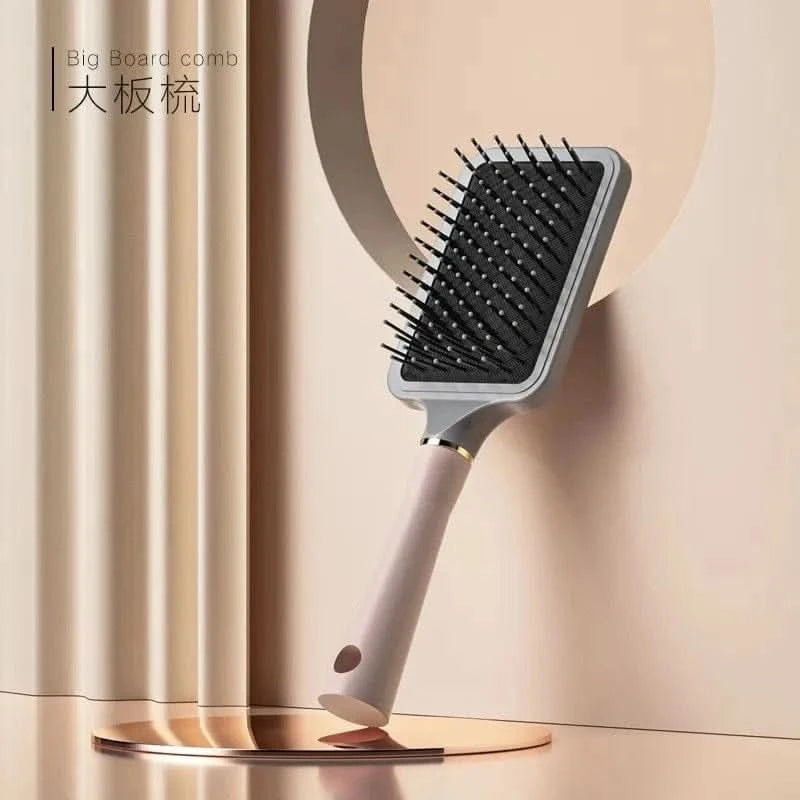 Shunfa Air Cushion Leather Hair Comb - Styling & Massage for Curly Hair - MERRIAHair EssentialMERRIA