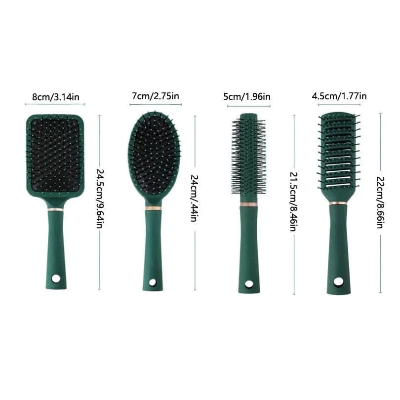 Shunfa Air Cushion Leather Hair Comb - Styling & Massage for Curly Hair - MERRIAHair EssentialMERRIA