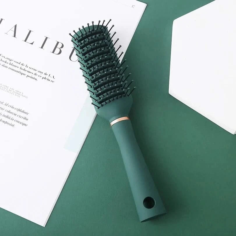 Shunfa Air Cushion Leather Hair Comb - Styling & Massage for Curly Hair - MERRIAHair EssentialMERRIA