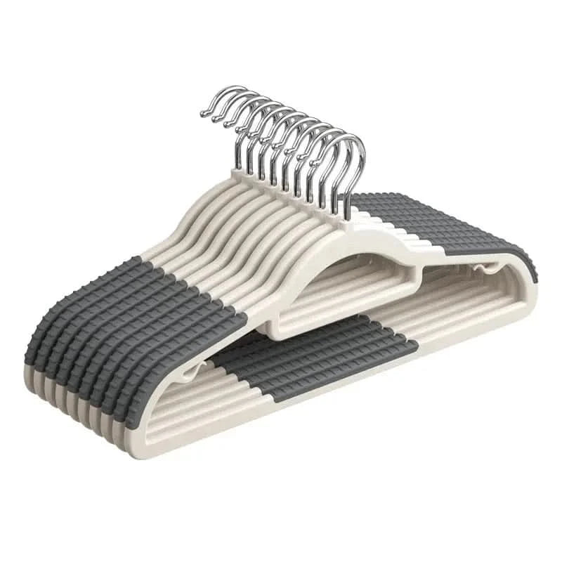 Non-Slip Clothes Hanger Set - 10PCS for Dorm, Bedroom & Closet Organization - MERRIAHangersMERRIA