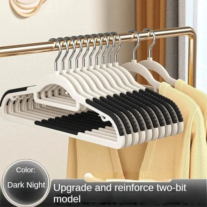 Non-Slip Clothes Hanger Set - 10PCS for Dorm, Bedroom & Closet Organization - MERRIAHangersMERRIA