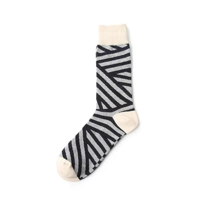 Colorful Cotton Crew Socks - 1 Pair Unisex Street Style Socks - MERRIAiPhone CaseMERRIA