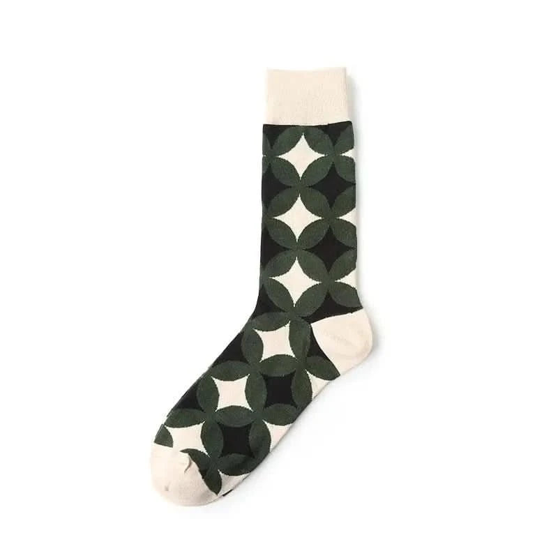 Colorful Cotton Crew Socks - 1 Pair Unisex Street Style Socks - MERRIAiPhone CaseMERRIA