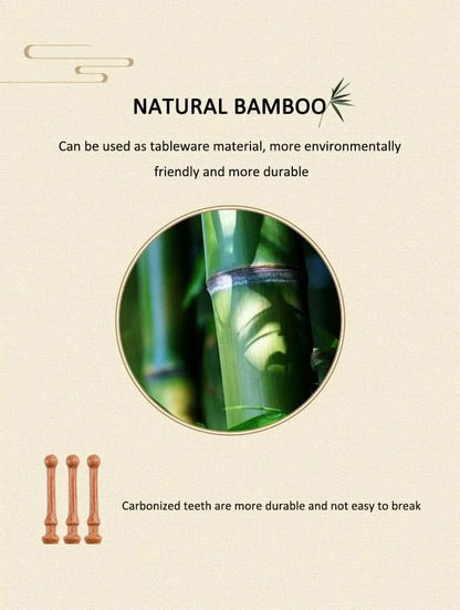 Air Cushion Massage Comb for Straight Hair - Bamboo Care Comb - MERRIAHair EssentialMERRIA