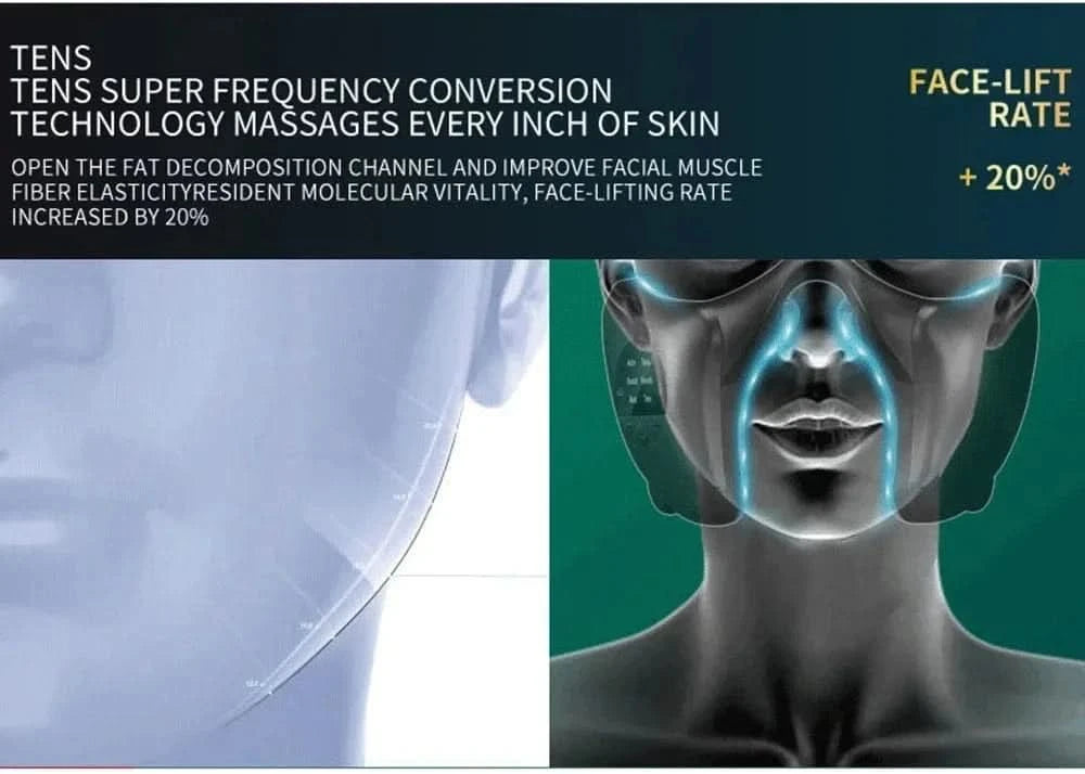 V-Shape Lift & Firm Facial Massager - Anti-Aging Beauty Device - MERRIAMERRIAGreen