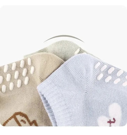 Breathable Anti-Slip Baby Mesh Socks (0-5Y) - Cartoon Boat Design - MERRIABaby SocksMERRIA