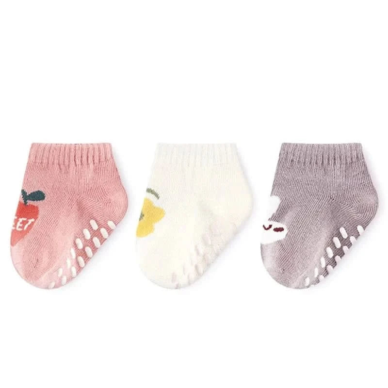 Breathable Anti-Slip Baby Mesh Socks (0-5Y) - Cartoon Boat Design - MERRIABaby SocksMERRIA