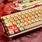 Keyboard wow keycap theme Christmas MOA height full set of five-sided sublimation process