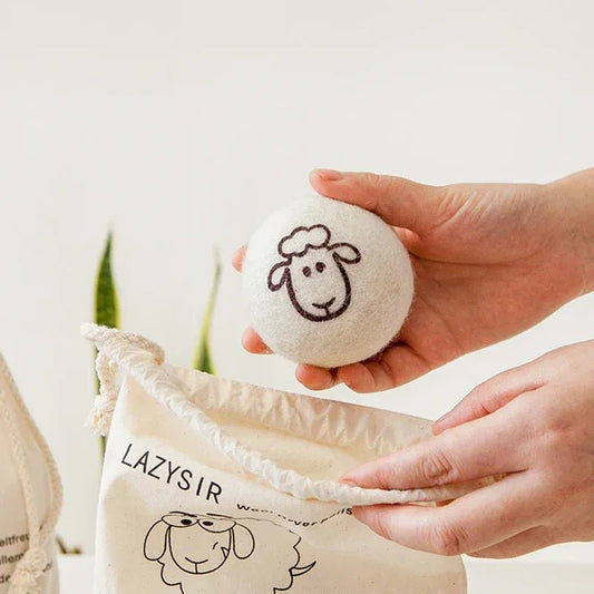 7CM Wool Drying Ball Anti - Entanglement Laundry Balls Reusable Home Washing Dryer Wool Balls Fabric Softener Clothes Drying Ball - MERRIAMERRIA