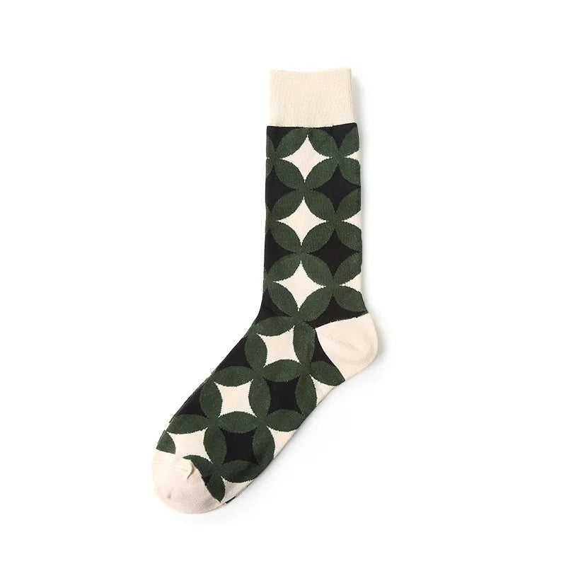 1Pair Unisex Cotton Socks Casual Colorful Socks Crew Street Socks Unisex Socks