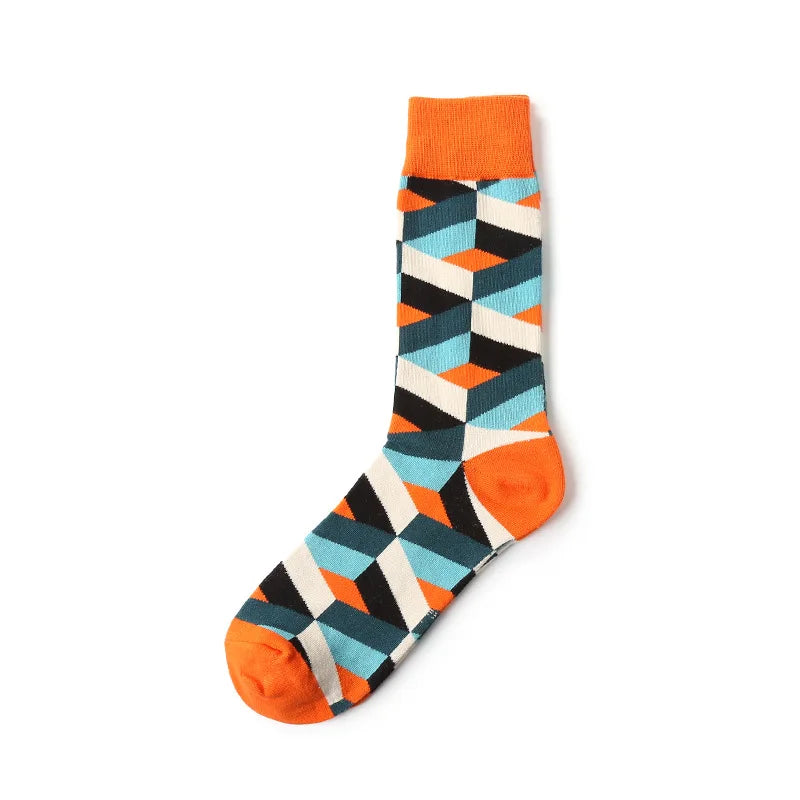 1Pair Unisex Cotton Socks Casual Colorful Socks Crew Street Socks Unisex Socks