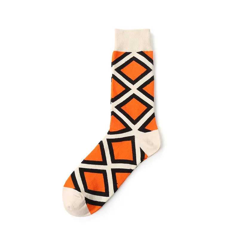 1Pair Unisex Cotton Socks Casual Colorful Socks Crew Street Socks Unisex Socks