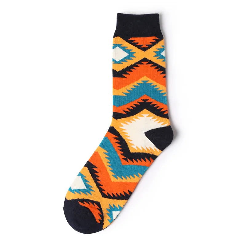 1Pair Unisex Cotton Socks Casual Colorful Socks Crew Street Socks Unisex Socks