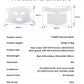 LED Face & Neck Mask – Red Light Therapy Beauty Mask 630nm, 415nm, 830nm for Skin Rejuvenation & Anti-Aging