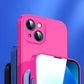 Official-Style Silicone Case for iPhone 15 & 16 Series – Shockproof Solid Color Cover with Fall & Collision Protection