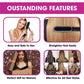 3 in 1 Electric Hot Heating Comb Hair Straightener Curler Wet Dry Hair Iron Straightening Brush Hair Styling Tool